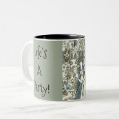 Hiss N' Fitz CAT PARTY TASSE (Vorderseite Links)