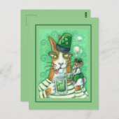 HISS N' FITZ CAT & RAT, KÜCHER ZU GRÜNEN BIENFUNNY POSTKARTE (Vorne/Hinten)