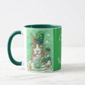 Hiss N' Fitz Cat Rat ST. PATRICK'S DAY COMBO TASSE (Links)