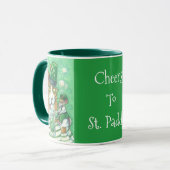 Hiss N' Fitz Cat Rat ST. PATRICK'S DAY COMBO TASSE (Vorderseite Links)