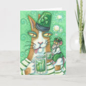 Hiss N' Fitz Cat ST. PATRICK'S DAY NOTE CARD LGE Karte (Vorderseite)