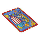 HISS N' FITZ CATS 4TH JULY ZEPPELIN Funny Magne Magnet (Rechte Seite)