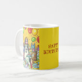 Hiss N' Fitz Cats BIRTHDAY TASSE *Text anpassen (Vorderseite Links)