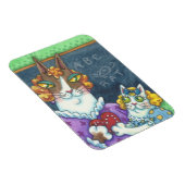 Hiss N' Fitz Cats LEHREN PET VALENTINE MAGNET (Rechte Seite)