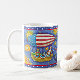 HISS N' FITZ CATS & MOUSE IM 4. JULI ZEPPELIN KAFFEETASSE