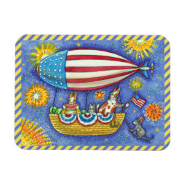 HISS N' FITZ CATS & MOUSE IM 4. JULI ZEPPELIN MAGNET