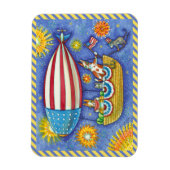 HISS N' FITZ CATS & MOUSE IM 4. JULI ZEPPELIN MAGNET (Vertikal)