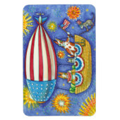 HISS N' FITZ CATS & MOUSE IM 4. JULI ZEPPELIN MAGNET (Vertikal)