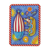 HISS N' FITZ CATS & MOUSE IM 4. JULI ZEPPELIN MAGNET (Vertikal)