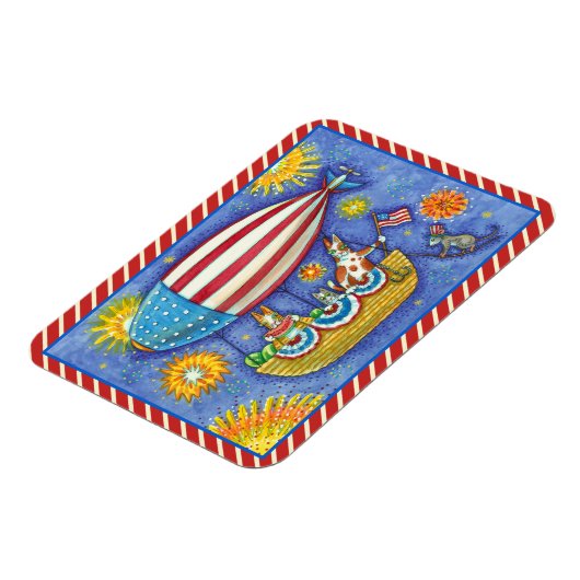 HISS N' FITZ CATS & MOUSE IM 4. JULI ZEPPELIN MAGNET (Linke Seite)