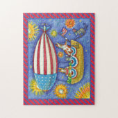 HISS N' FITZ CATS & MOUSE IM 4. JULI ZEPPELIN PUZZLE (Vertikal)