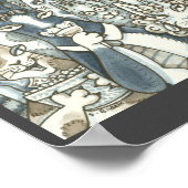 Hiss N' Fitz Cats PARTY TIERE POSTER (Ecke)