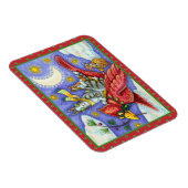 HISS N' FITZ FUNNY CATS, GIANT CHRISTMAS KARDINAL MAGNET (Rechte Seite)