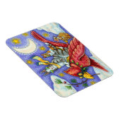 HISS N' FITZ FUNNY CATS, GIANT CHRISTMAS KARDINAL MAGNET (Rechte Seite)