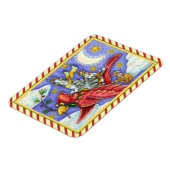 HISS N' FITZ FUNNY CATS, GIANT CHRISTMAS KARDINAL MAGNET (Linke Seite)