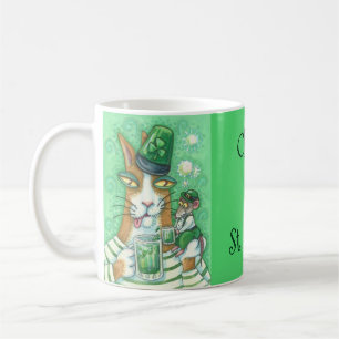 Hiss N Fitz Katze Ratte ST. PATRICK TAG TASSE