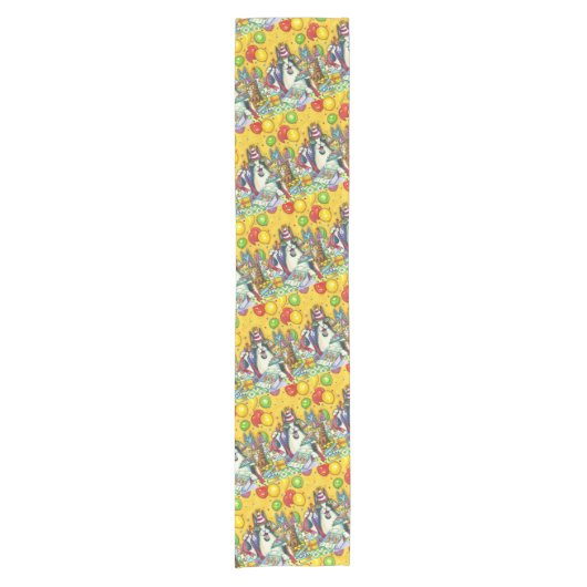 HISS N' FITZ KATZEN, KITTEN, MICH, FUNNY GEBURTSTA KURZER TISCHLÄUFER (Vorderseite)