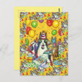 HISS N' FITZ KATZEN, KITTEN, MICH, FUNNY GEBURTSTA POSTKARTE (Vorne/Hinten)