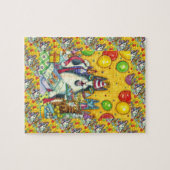 HISS N' FITZ KATZEN, KITTEN, MICH, FUNNY GEBURTSTA PUZZLE (Horizontal)