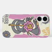 Hiss Off - Tattoo Snake Case-Mate iPhone Hülle (Rückseite (Horizontal))