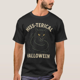Hiss-terischer Halloween-T - Shirt - Funny Black C