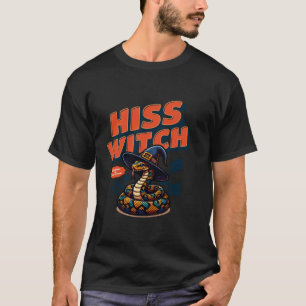 Hiss Terry Funny Retro Vintag Halloween Snake W T-Shirt