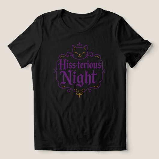 Hiss-zärtliche Nacht | NUR SCHWARZ Tri-Blend Shirt (Design Vorderseite)