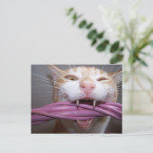 Hissed Postkarte (Stehend Vorderseite)