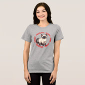 Hisses and Kisses, siamische Katze Tri-Blend Shirt (Vorderseite voll)