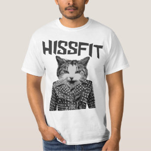 Hissfit Rebellennichtpassen-Miezekatze-Katze T-Shirt