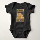 Hissing Booth Cat Baby Bodysuit Baby Strampler (Vorderseite)
