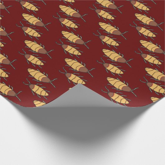 Hissing Cockroach Geschenkpapier (Ecke)
