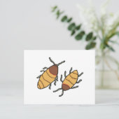 Hissing Cockroach Postkarte (Stehend Vorderseite)