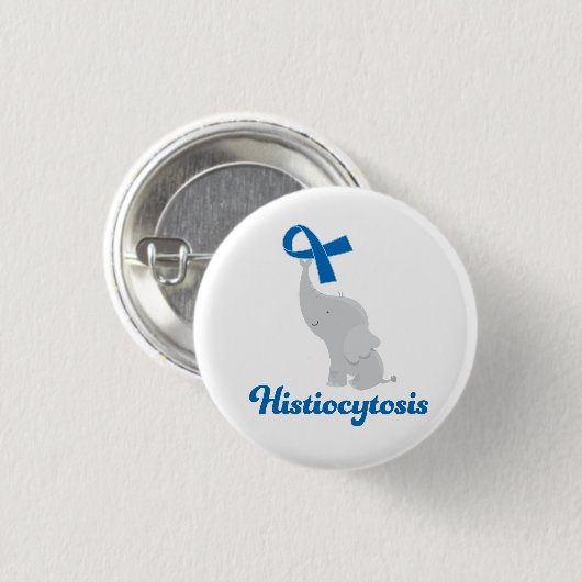 Histiocytosis-Bewusstsein Button (Vorne & Hinten)