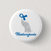 Histiocytosis-Bewusstsein Button (Vorderseite)