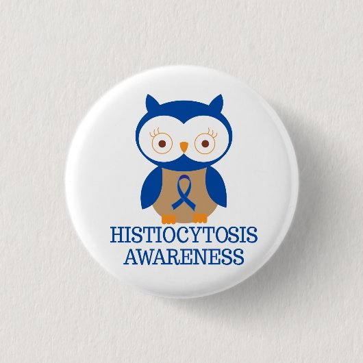 Histiocytosis-Bewusstsein Button (Vorderseite)