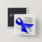 Histiozytose Ribbon Hero in My Life Button (Vorne & Hinten)