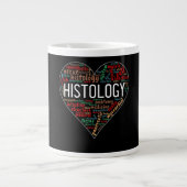 Histologie Histotechniker Heart Words Definition Jumbo-Tasse (Vorderseite)