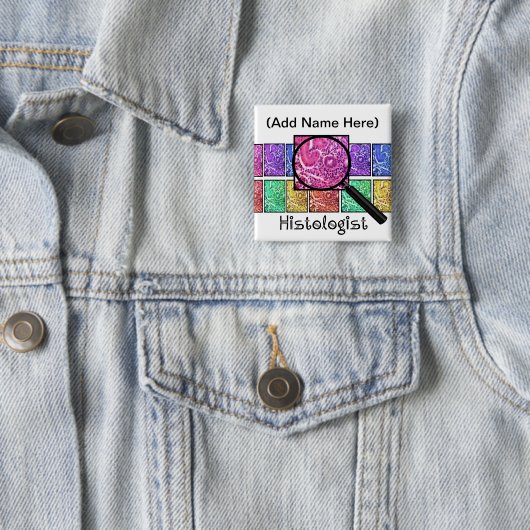 Histologin gibt Zellendesign Button (Beispiel)