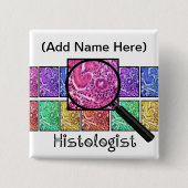 Histologin gibt Zellendesign Button (Vorderseite)