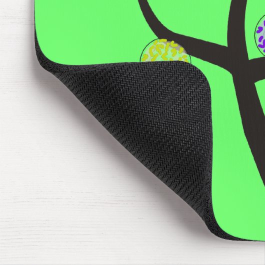 Histologist-Baum-Entwurfs-mikroskopisches Mousepad (Ecke)