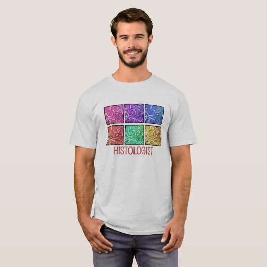 Histologist-Geschenk-Mikroskop-Entwurfs-T - Shirt (Vorne ganz)