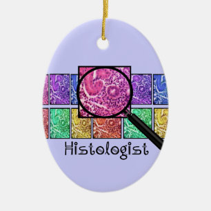 Histologist-Geschenke vergrößerter Zellen-Entwurf Keramik Ornament