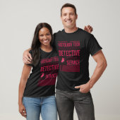 Histology Tech Microscopic Detective Service Histo T-Shirt (Unisex)
