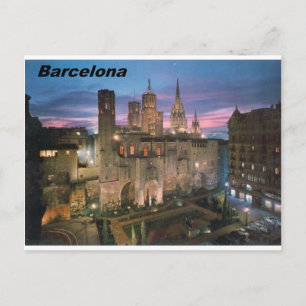 historia — barcelona—barrio—gotico Angie Postkarte