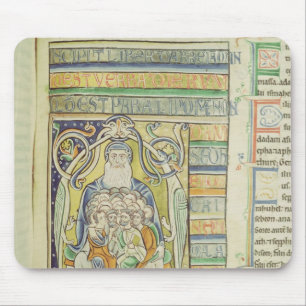 Historiated Buchstabe "A" Generationen darstellend Mousepad
