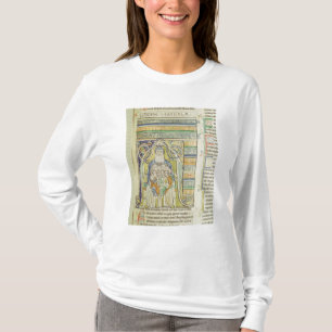 Historiated Buchstabe "A" Generationen darstellend T-Shirt
