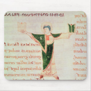 Historiated Buchstabe 'T Mousepad