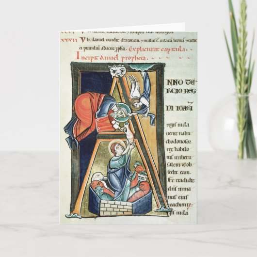 Historiated Initiale "A" Daniel darstellend (Vorderseite)