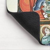 Historiated Initiale "A" Daniel darstellend Mousepad (Ecke)